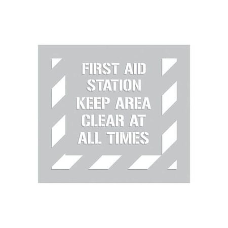 Accuform Floor Marking Stencil PMS330